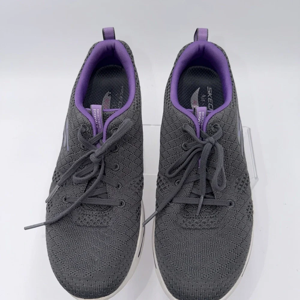 Skechers Shoes Womens 9.5 Go Walk Arch Fit Unify Comfort Sneakers Gray‎ Lavender